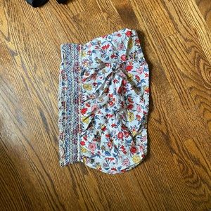 Floral cute crop top M